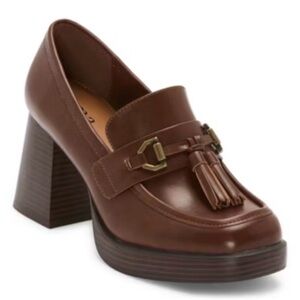 a.n.a Women’s Platform Tassel Slip-On Loafers Size 9